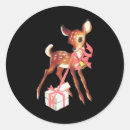 Search for vintage reindeer stickers Retro