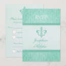 Search for green fleur de lis invitations Damask