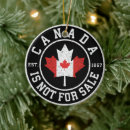 Search for canadian maple leaf christmas tree decorations Red