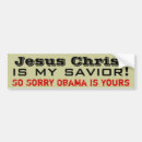 Search for saviour bumper stickers Church