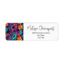 Search for pink orange floral return address labels Summer