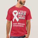 Search for heart disease awareness tshirts I wear red