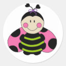 Search for pink ladybugs stickers Birthday