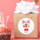 Search for cute reindeer stickers Rudolph