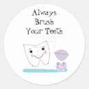 Search for tooth and toothbrush stickers Dentist