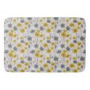 Search for yellow gray bath mats White