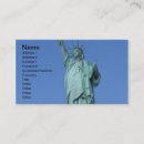 Search for statue business cards Statue of liberty