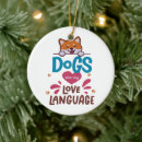 Search for i love my dog christmas tree decorations Heart