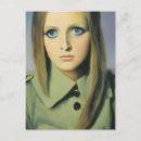 Search for vintage woman portrait postcards Ai generated