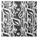 Search for black and white mosaic tiles Abstract