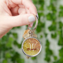 Search for yellow gold key rings Girly