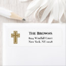 Search for christian cross return address labels Christianity