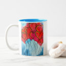 Search for red heart balloons mugs Hearts
