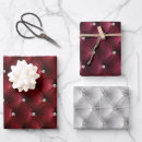 Search for red velvet wrapping paper Burgundy