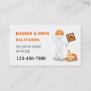 Search for excavation business cards Contractor