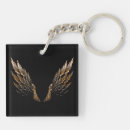 Search for open square key rings Black