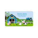Search for cow birthday return address labels Barnyard
