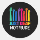 Search for deafness awareness stickers Deaf awareness month