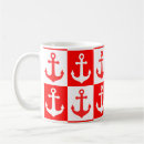 Search for red anchor mugs Ocean