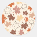 Search for brown red stickers Autumn
