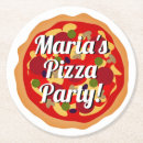 Search for pizza coasters Red