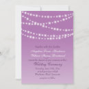 Search for twinkle lights wedding invitations Purple