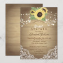 Search for sunflower mason jar bridal shower invitations String lights