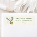 Search for stork return address labels Baby shower