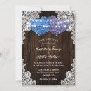 Search for purple and blue wedding invitations Hydrangea