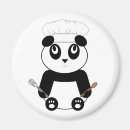 Search for panda bear magnets Black and white