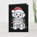 Search for bichon frise christmas cards Xmas