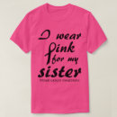 Search for breast cancer sister tshirts Awareness