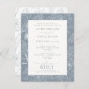 Search for dusty blue floral rehearsal dinner invitations The night before