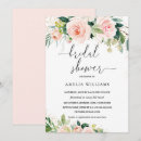 Search for blush and gold bridal shower invitations Watercolor