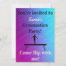 Search for gymnastics party invitations Balance beam