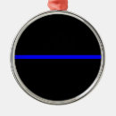 Search for thin blue line christmas tree decorations Cops