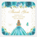 Search for teal blue sweet sixteen stickers 16th birthday