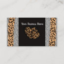 Search for leopard business cards Chic