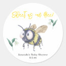 Search for bumble bee baby shower stickers Honey