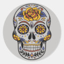 Search for mexican sugar skulls stickers Death
