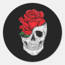 Search for floral skull stickers Pumpkin