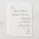 Search for indigo wedding invitations Simple