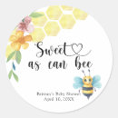 Search for bee baby stickers Sweet as can bee