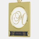 Search for letter m christmas tree decorations Gold