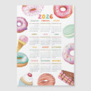 Search for sweet calendars Doughnut