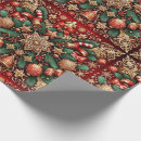 Search for gold christmas wrapping paper Retro