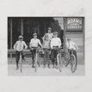 Search for black and white bicycle postcards Retro