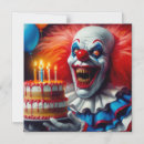 Search for scary clown invitations Horror