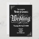 Search for rock wedding invitations Black