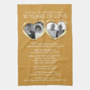 Search for anniversary tea towels Heart